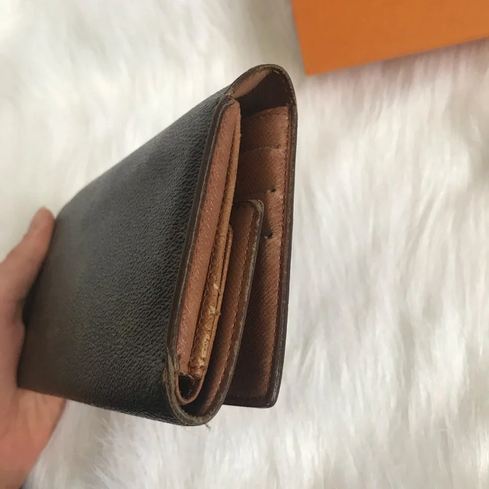 Auth. LV Porte Tresor International wallet_8